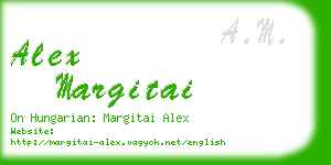 alex margitai business card